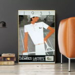 affiche lacoste vintage