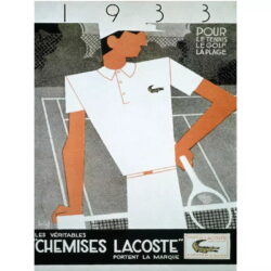 vintage lacoste poster