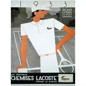 affiche lacoste vintage
