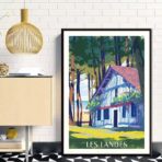 affiche landes vintage
