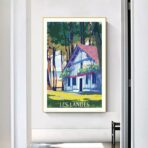 affiche landes vintage