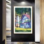 affiche landes vintage