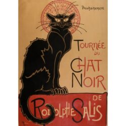 affiche le chat noir