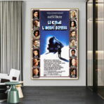 affiche le crime de l'orient express