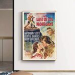 affiche le dernier des mohicans