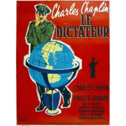affiche le dictateur chaplin