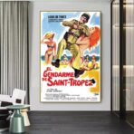 affiche le gendarme de saint-tropez