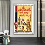 affiche le pere noel est une ordure