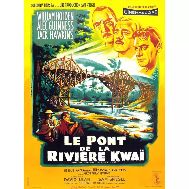 movie poster the bridge of the river kwai movie poster the bridge of the river kwai