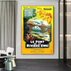 affiche le pont de la rivière khaï
