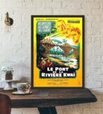 affiche le pont de la rivière khaï