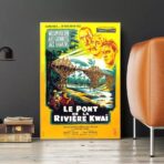 affiche le pont de la rivière khaï