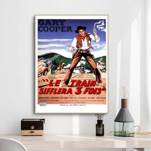 affiche Le Train Sifflera Trois Fois