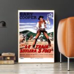 affiche Le Train Sifflera Trois Fois