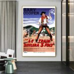 affiche Le Train Sifflera Trois Fois