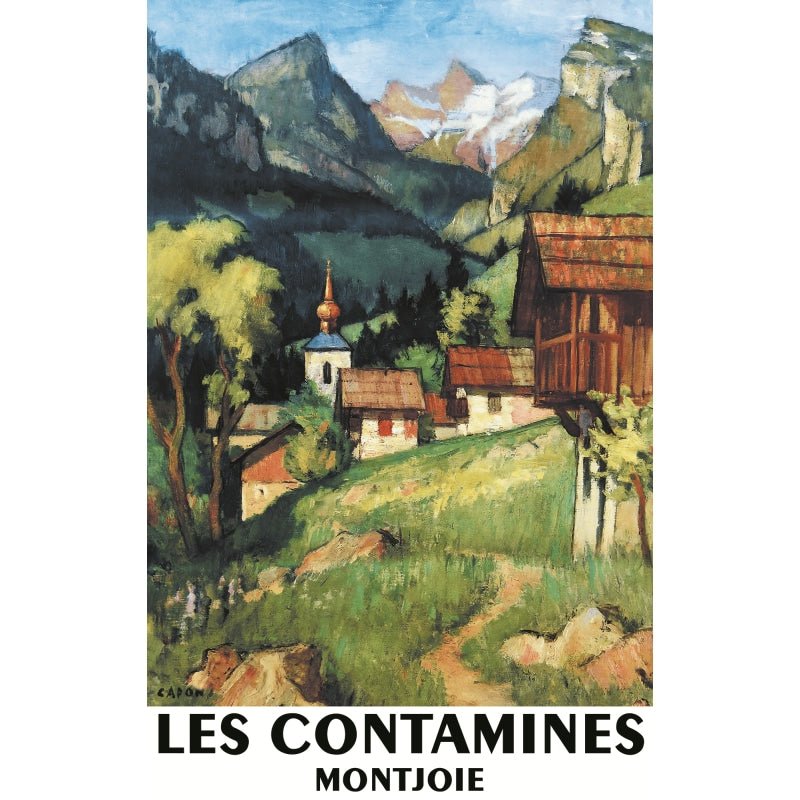 poster les contamines montjoie poster les contamines montjoie