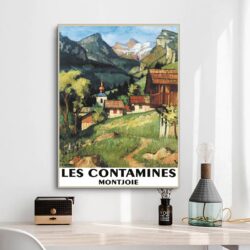 affiche les contamines montjoie