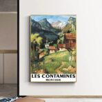 affiche les contamines montjoie