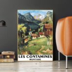 affiche les contamines montjoie