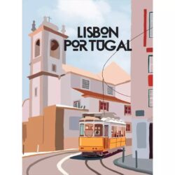 poster lisbon vinage