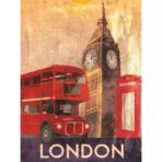 affiche londres vintage
