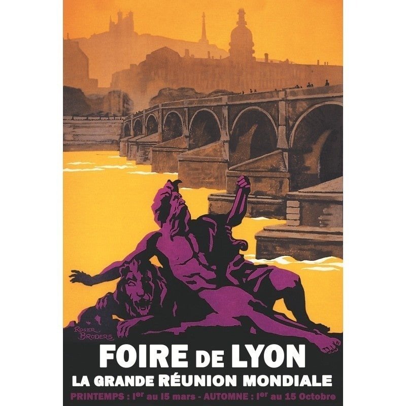 affiche-lyon-vintage affiche lyon vintage