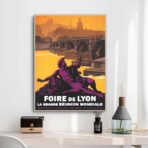 affiche lyon vintage