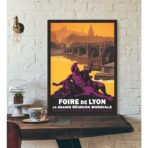 affiche lyon vintage