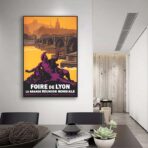 affiche lyon vintage