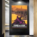 affiche lyon vintage