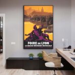 affiche lyon vintage