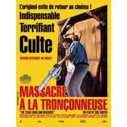 affiche massacre à la tronçonneuse