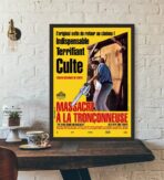 affiche massacre à la tronçonneuse