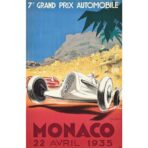 affiche monaco grand prix