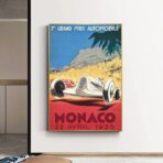 affiche monaco grand prix