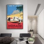 affiche monaco grand prix