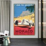 affiche monaco grand prix