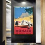 affiche monaco grand prix