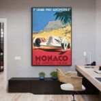 affiche monaco grand prix
