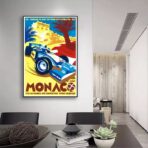 affiche monaco vintage