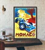 affiche monaco vintage