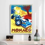 affiche monaco vintage