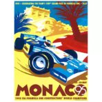 affiche monaco vintage