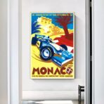 affiche monaco vintage