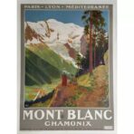 vintage mont blanc poster 1