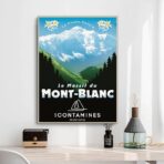 affiche mont blanc