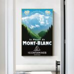 affiche mont blanc