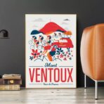 affiche mont ventoux vintage