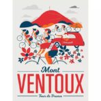 poster mont ventoux vintage
