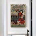 affiche montmartre vintage